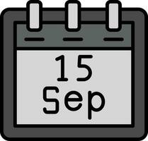 September 15 Vektor Symbol