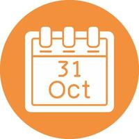 Oktober 31 Vektor Symbol