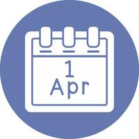 April 1 Vektor Symbol