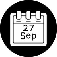 September 27 Vektor Symbol