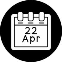 April 22 Vektor Symbol