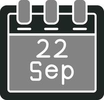 September 22 Vektor Symbol