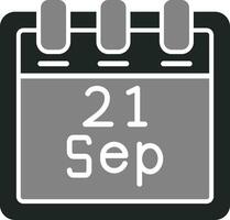 September 21 Vektor Symbol