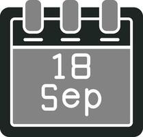 September 18 Vektor Symbol