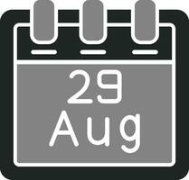 August 29 Vektor Symbol