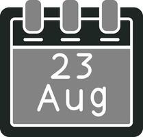 August 23 Vektor Symbol