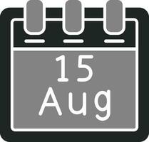 August 15 Vektor Symbol