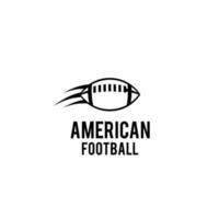 American Football Team Linie Logo Icon Design Vektor