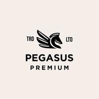 Pegasus Premium-Vintage-Logo vektor