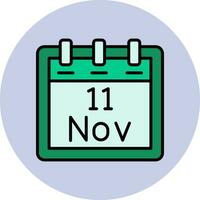 November 11 Vektor Symbol