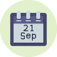 September 21 Vektor Symbol