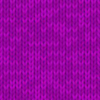 Violett realistische einfache Strickstruktur nahtlose Muster. vektor