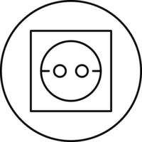 Socket-Vektor-Symbol vektor