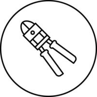 Crimp-Vektor-Symbol vektor