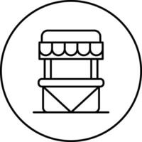 Straße Markt Vektor Symbol