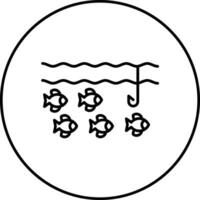 Gießen Linie Vektor Symbol