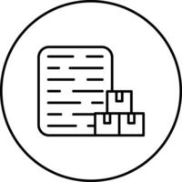 Warenhaus Verwaltung System Vektor Symbol