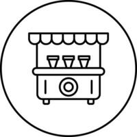 Getränke Stall Vektor Symbol