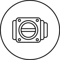 drosseln Teller Vektor Symbol