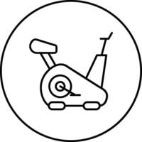 Übung Fahrrad Vektor Symbol