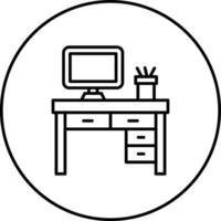 Desktop Tabelle Vektor Symbol