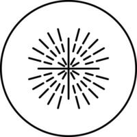 Sunburst Vektor Symbol