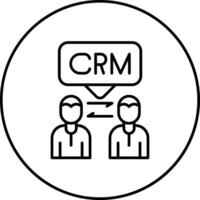 crm Methoden Vektor Symbol