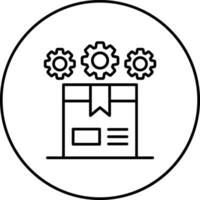 Verfahren Paket Vektor Symbol