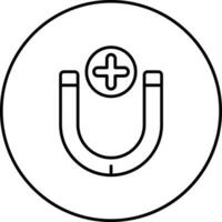 magnetisch Therapie Vektor Symbol