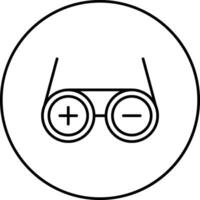 Rezept Brille Vektor Symbol