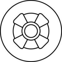 Rettung Schwimmen Vektor Symbol