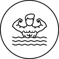 Wasser Aerobic Vektor Symbol