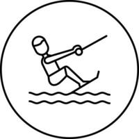 wakeboard vektor ikon