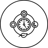 nachhaltig Täglich Routine Vektor Symbol