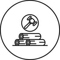 Ware Versteigerung Vektor Symbol