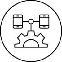 Kreuz Plattform Vektor Symbol