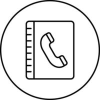 Telefonbuch-Vektorsymbol vektor