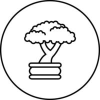 bonsai vektor ikon
