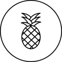 Ananas-Vektor-Symbol vektor