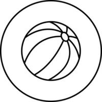 Wasserball-Vektor-Symbol vektor