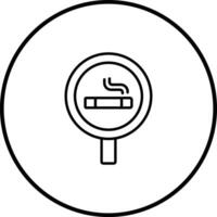 Rauchen Zimmer Vektor Symbol