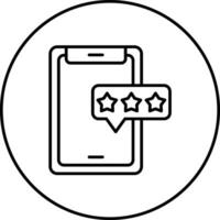 App Bewertung Vektor Symbol