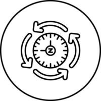 Ausfallzeit Vektor Symbol