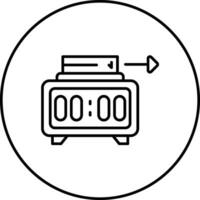 Uhr aus Vektor Symbol