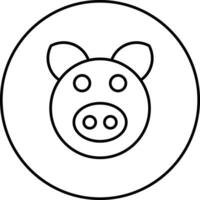 Schwein-Vektor-Symbol vektor