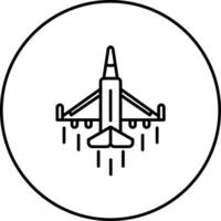 Kampf Flug Vektor Symbol