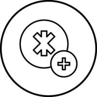 zuerst Antwortender Vektor Symbol