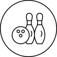 bowling vektor ikon