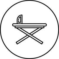 Bügeln Tafel Vektor Symbol