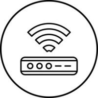 WLAN-Verbindungsvektorsymbol vektor